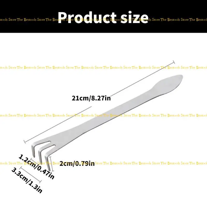 12PF Steel Bonsai Rakes with Comfortable Handle Corrosion Resistant Rakes Tool Perfect for Soil Aeration & surfaces