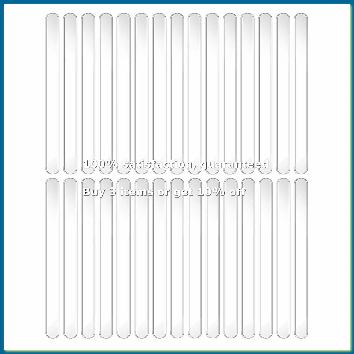 9Pack X(30PCS Popsicle Sticks 4.5 Inch Acrylic Cakesicle Sticks Reusable Ice PopSticks Plastic Popsicle Sticks (Clear))
