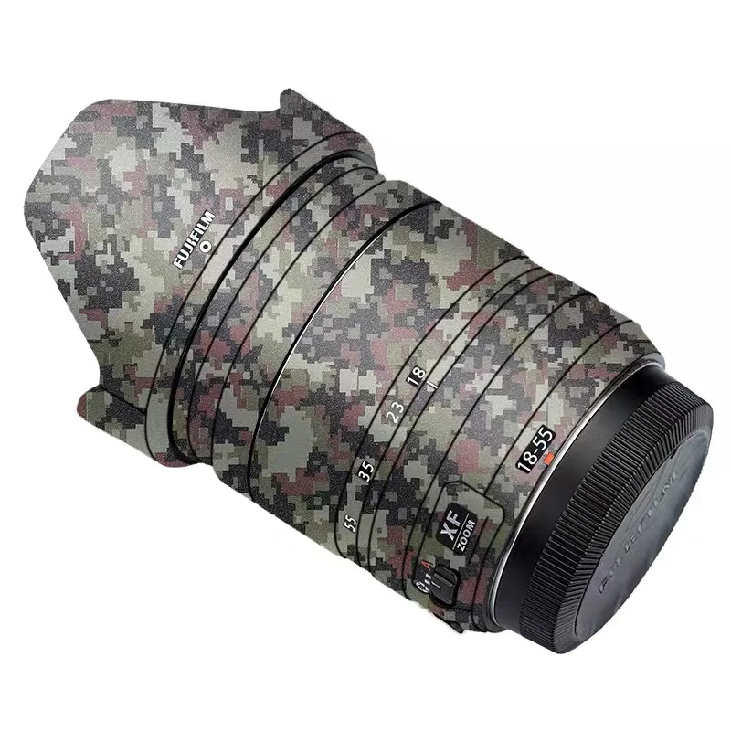 Для Fujifilm FUJI XF 18-55 мм F2.8 Наклейка виниловая оболочка против царапин пленка для объектива камеры защитная наклейка 18-55 2,8-4 F2.8-4 R LM
