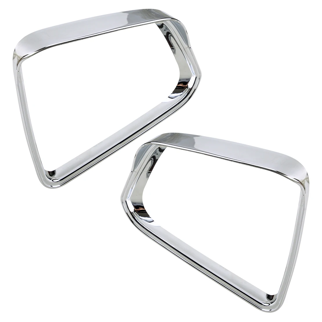 

1 Pair Car Front Left and Right Rearview Mirror Rain Eyebrow Cover Trim Fit for Tesla Model Y 2020 2021 ABS Chrome