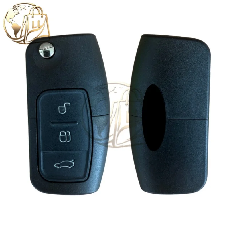 Original PCB 3 Bottons 433 MHz HU101/FO21 Car Remote Control Flip Key For Ford Focus Fusion Mondeo Galaxy Transit Fiesta
