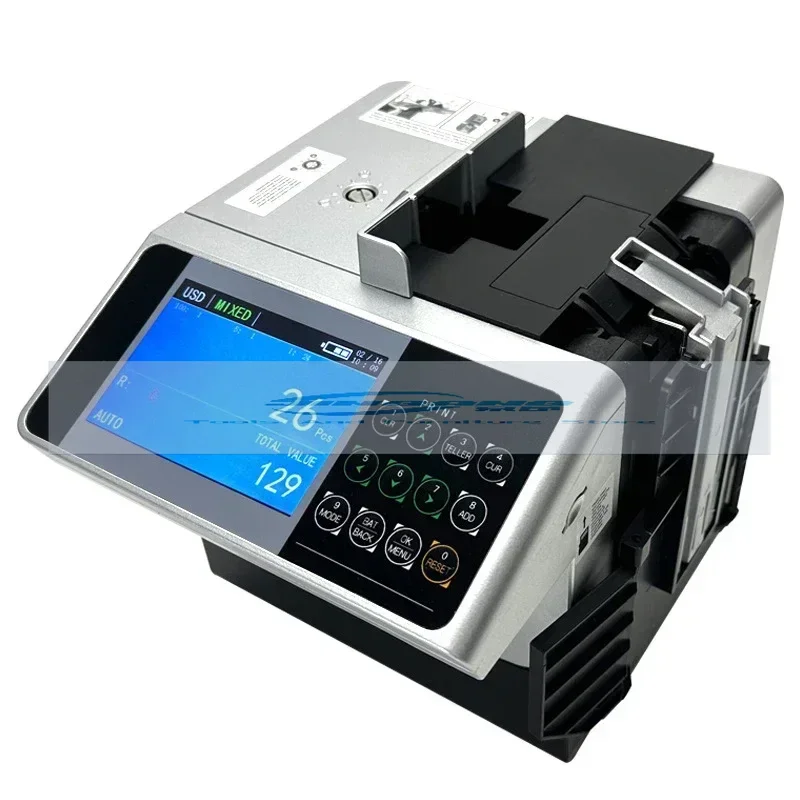 TRL/HKD/USD/EUR/GBP/THB/MXN Portable Rechargeable Money Counter Counting Machine Bill Note Mini Detector