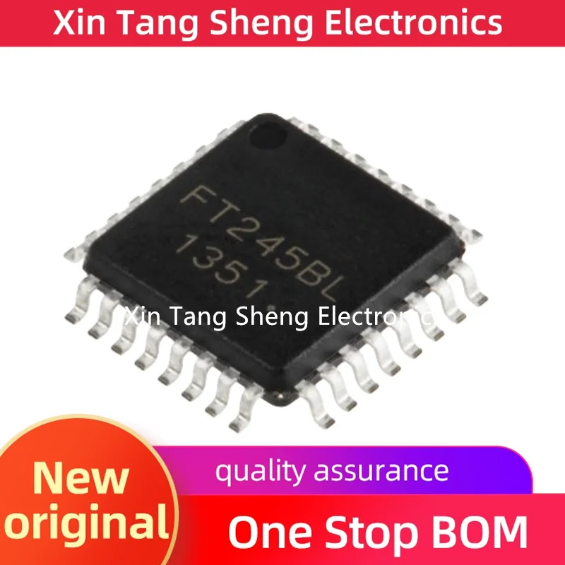 New original FT245BL FT245 FT245BM FT245RQ RT245RL LQFP-32 Communication interface USB chip electronic components