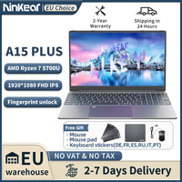 Ninkear A15 Plus Gaming Laptop Computers AMD Ryzen™ 7 5700U 4.3Ghz 15.6' FHD IPS 32GB DDR4 + 1TB SSD Backlit Keyboard FP Unlock