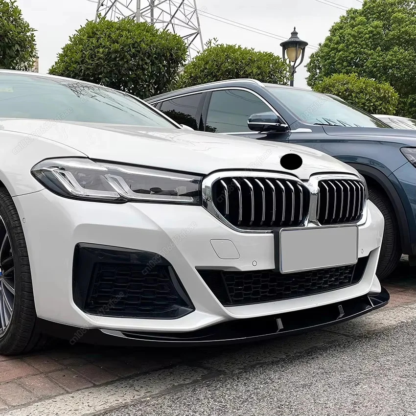 M Performance Style For BMW 5 Series G30 G31 LCI 520i 530i 530d M550i 2020-2023 Front Bumper Lip Spoiler Splitter Bodykit Tuning