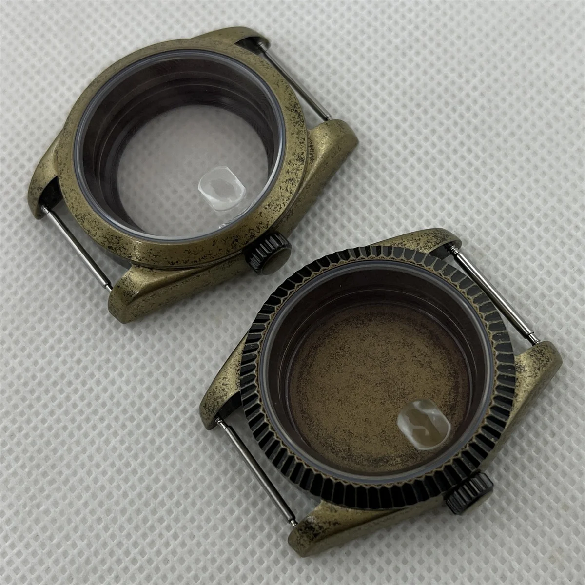 BLIGER Bronze case 39MM sapphire glass suitable for NH35 NH36 NH34 PT5000 ETA2824 movement watch replacement parts