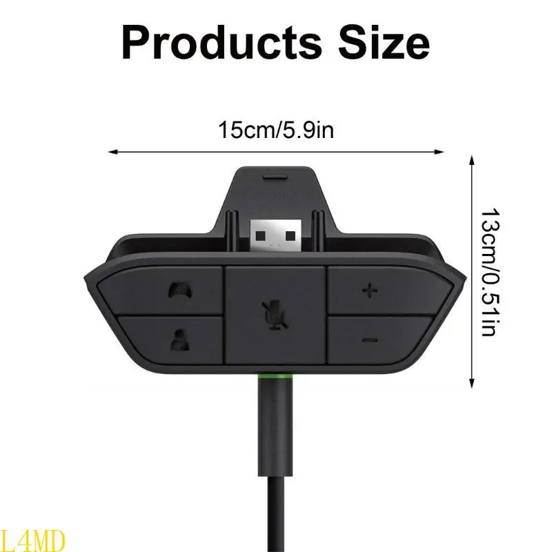 

L4MD Gaming Headsets Adapter for Microphones & Sound Adjustment