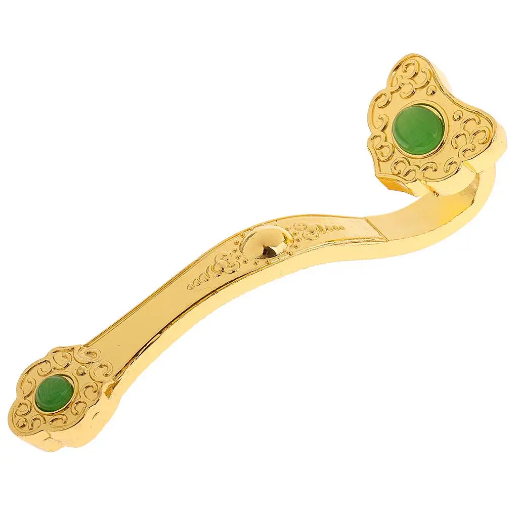 Mini Fengshui Ruyi Scepter Decorative Alloy Figure for Good Luck in Home Office Environment