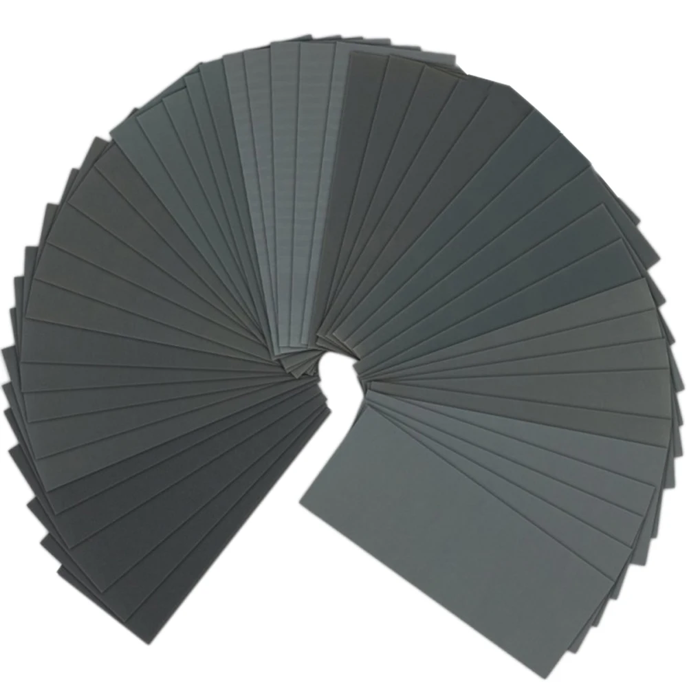 

90pcs Sandpaper Assortment 400-3000 Grit Electroplated Dry Wet Use Automotive Wood Furniture Sandingwaterproof Sand Paper Sheets
