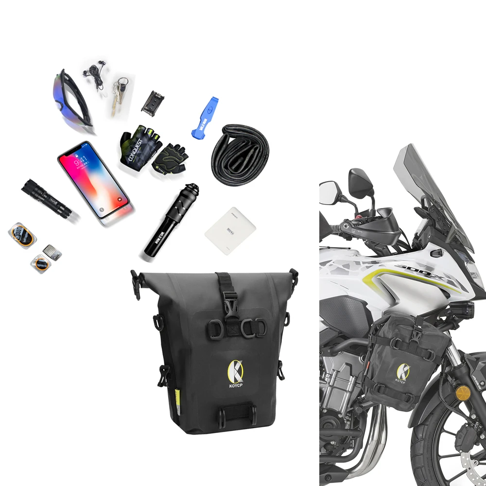 For TRK502 TRK502X TPK 502 X Universal Motorcycle Frame Crash Bars Waterproof Bag Multifunctional Storage Bag Travel Bag