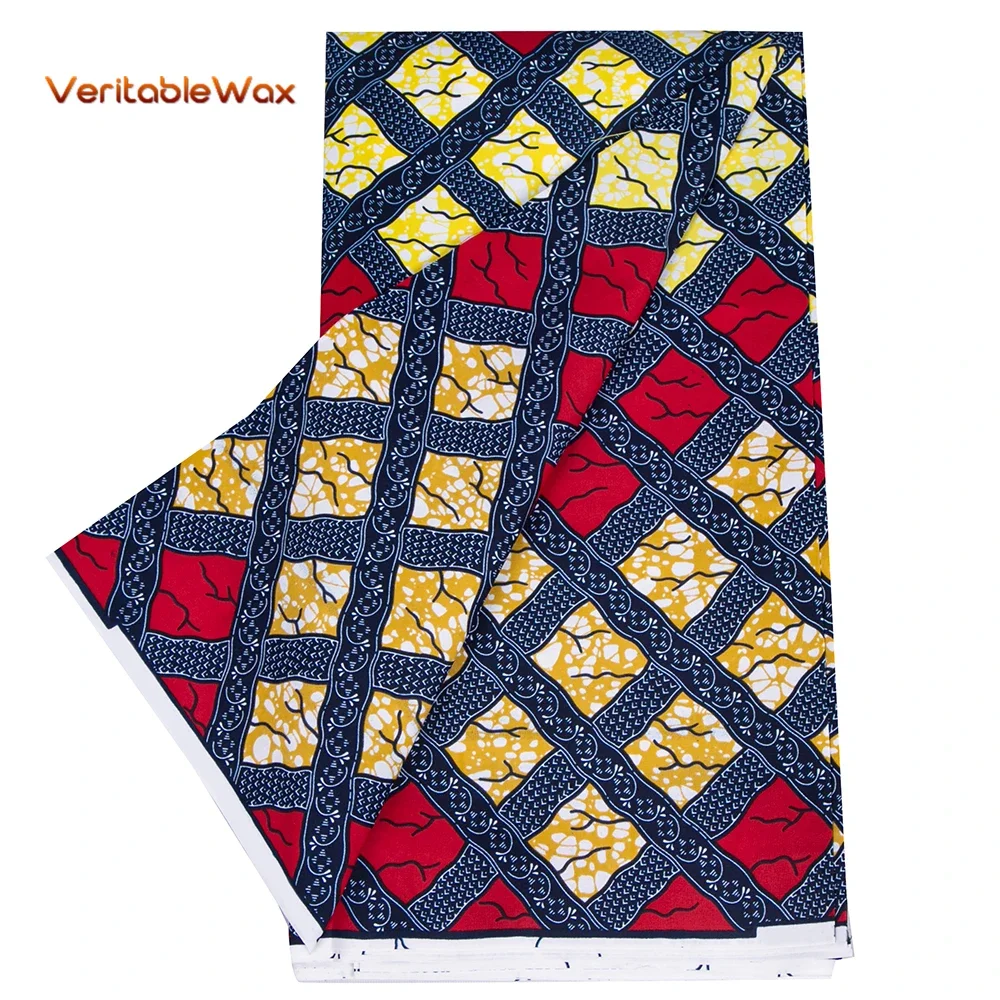 2024 Veritablewax Ankara Africa printed batik fabric patchwork sewing dress material artwork accessory 100% polyester N-30