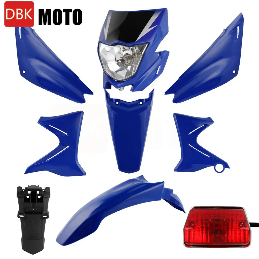 

Fairing Plastic Set For Yahama XTZ 125 Full Fairing Kits Accessories Fairings Body Kit Rear Fender Side Panels Tank Protecter
