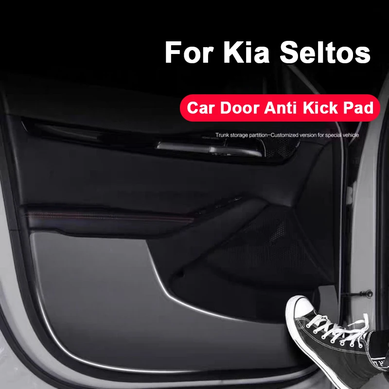 

Для Kia Seltos 2015-2025 дверь автомобиля противоударная внутренняя кожаная наклейка против царапин накладка пленка защитная накладка наклейки аксессуары