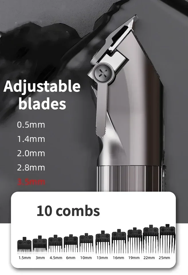 Madeshow M8f M9 M7 Professional Hair Clippers,Clippers for Barbers