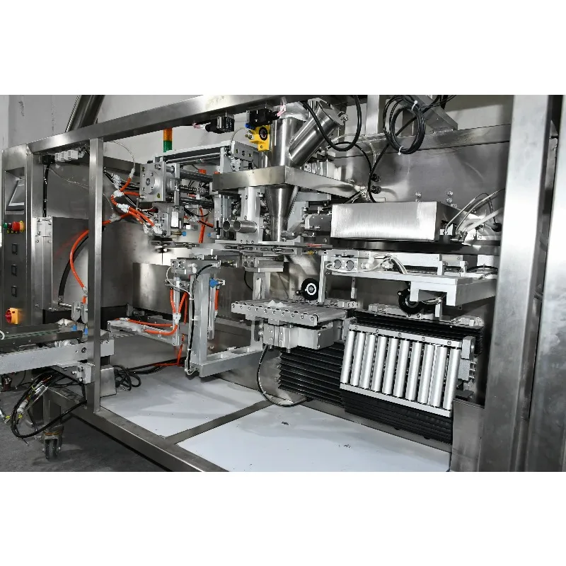 Whey Protein Powder Filling Machine Stand-up Zipper Bag Packing Scoop Massive Gainer Milk Powder Doypack Packing Machine