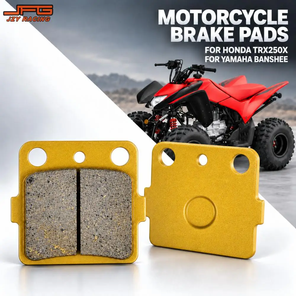 Brake Pads Disc 1 Pair Antirust Motorcycle For Honda Rancher 420 TRX250X Yamaha YFZ350 Raptor Banshee ATV Off-Road Dirt Pit Bike