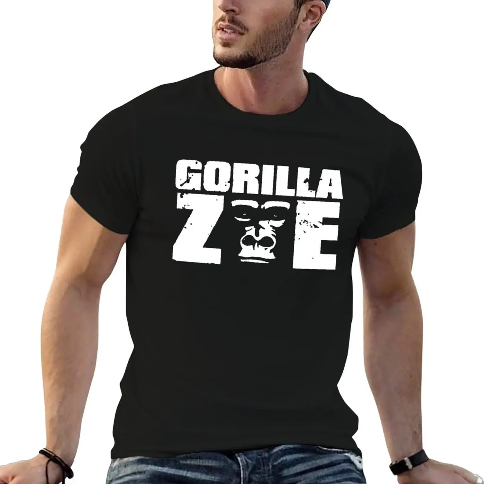 Gorilla Zoe T-Shirt gifts for boyfriend anime clothes summer top man clothes Men's t shirts