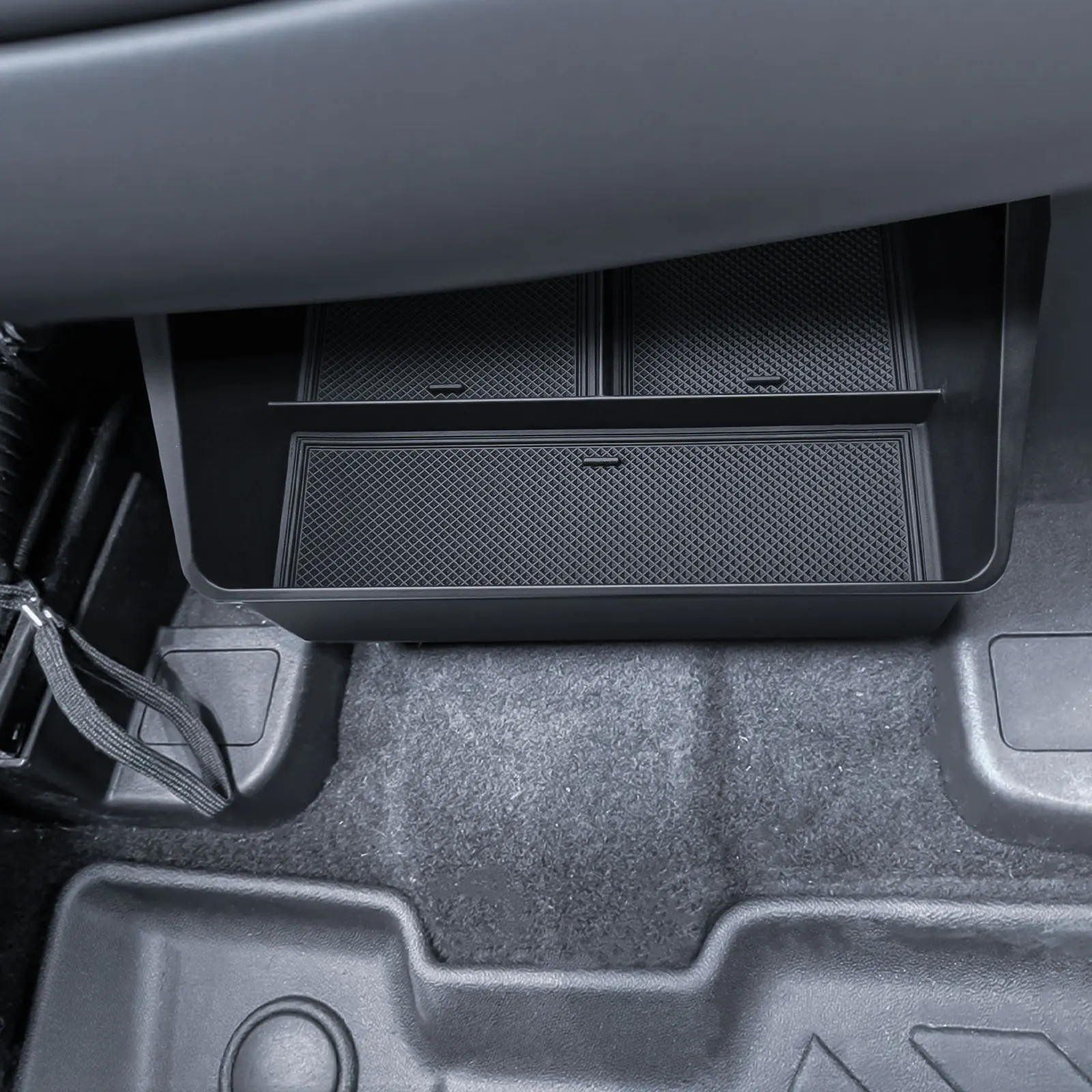 

Under-Seat Storage Box for 2022-2024 2025 Ford Maverick Power Seat Front Row Electric Seat Underseat Organizer Car Accessories