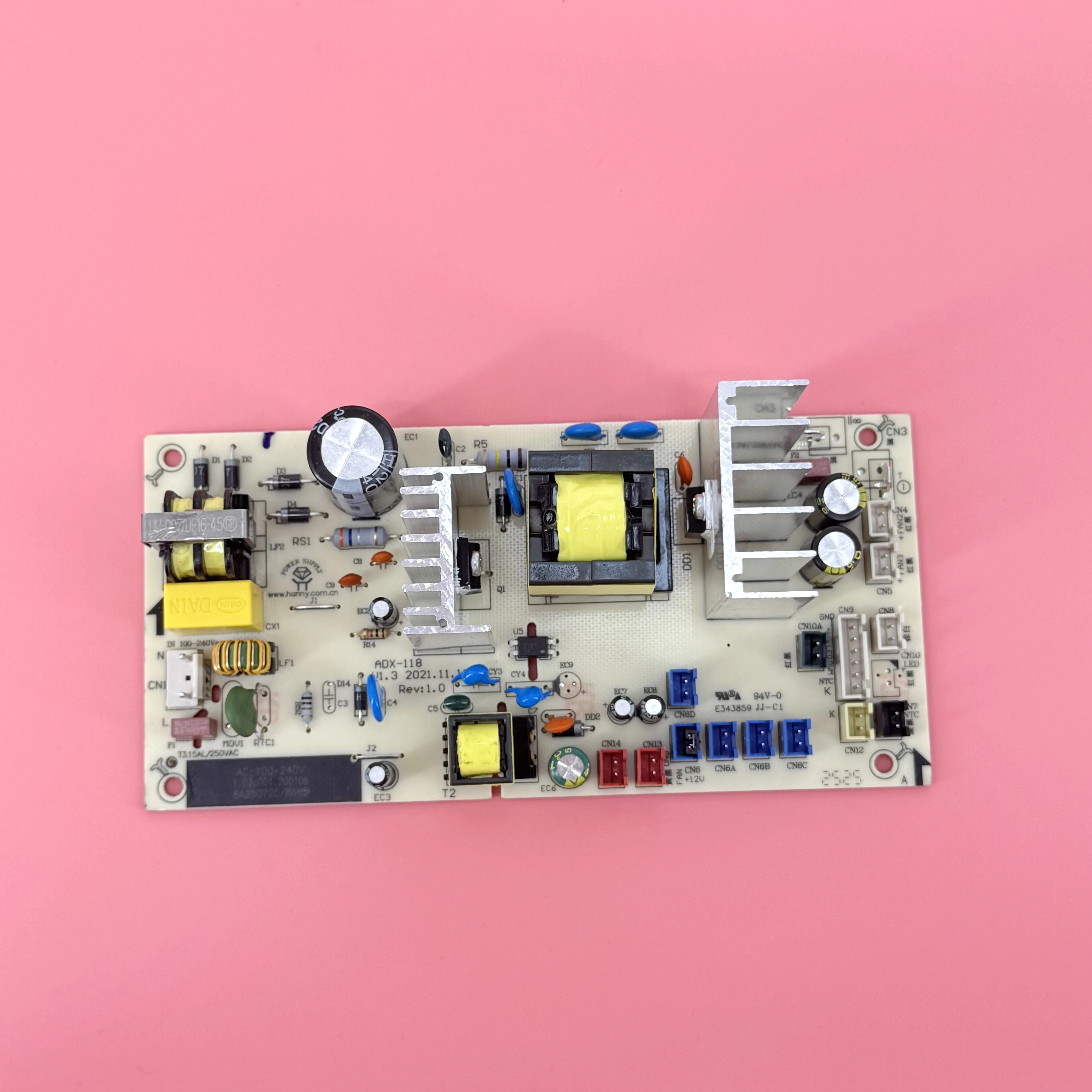 

Запасная часть для винного охладителя, печатная плата ADX-118, шкаф для хранения вина, материнская плата, основная плата, источник питания, версия: 1,0, вход 100-240 В