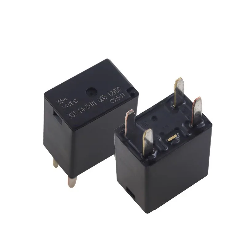 مرحل عالي الطاقة للسيارات 301-1C-C-R1 U01/U02 301-1C-C-D1 U05 301-1A-C-R1 U03 12/24VDC 35A 4pin/5pin مع صمام ثنائي المقاومة