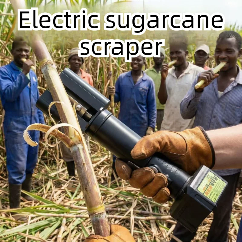 

Handheld Electric Sugarcane Skin Peeling Machine Agriculture Fruit Shop Sugarcane Peeler Scraper Equipment Peeler Power Tool