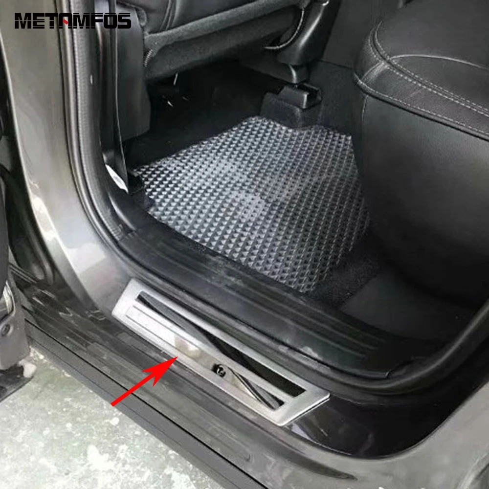 

For Mazda CX-5 CX5 KF 2017-2021 2022 2023 2024 Exterior Door Sill Scuff Plate Welcome Pedal Entry Guard Accessories Car Styling
