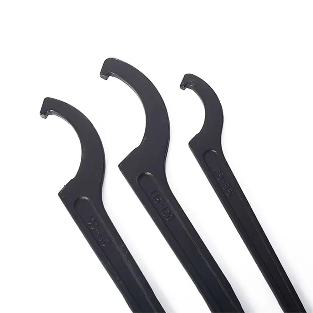 1Pcs New 22-110mm Coil Wrench Universal Pre Load Hook Spiral Spanner Tool Steel C Spanner Motorcycle Bike Absorber Shock