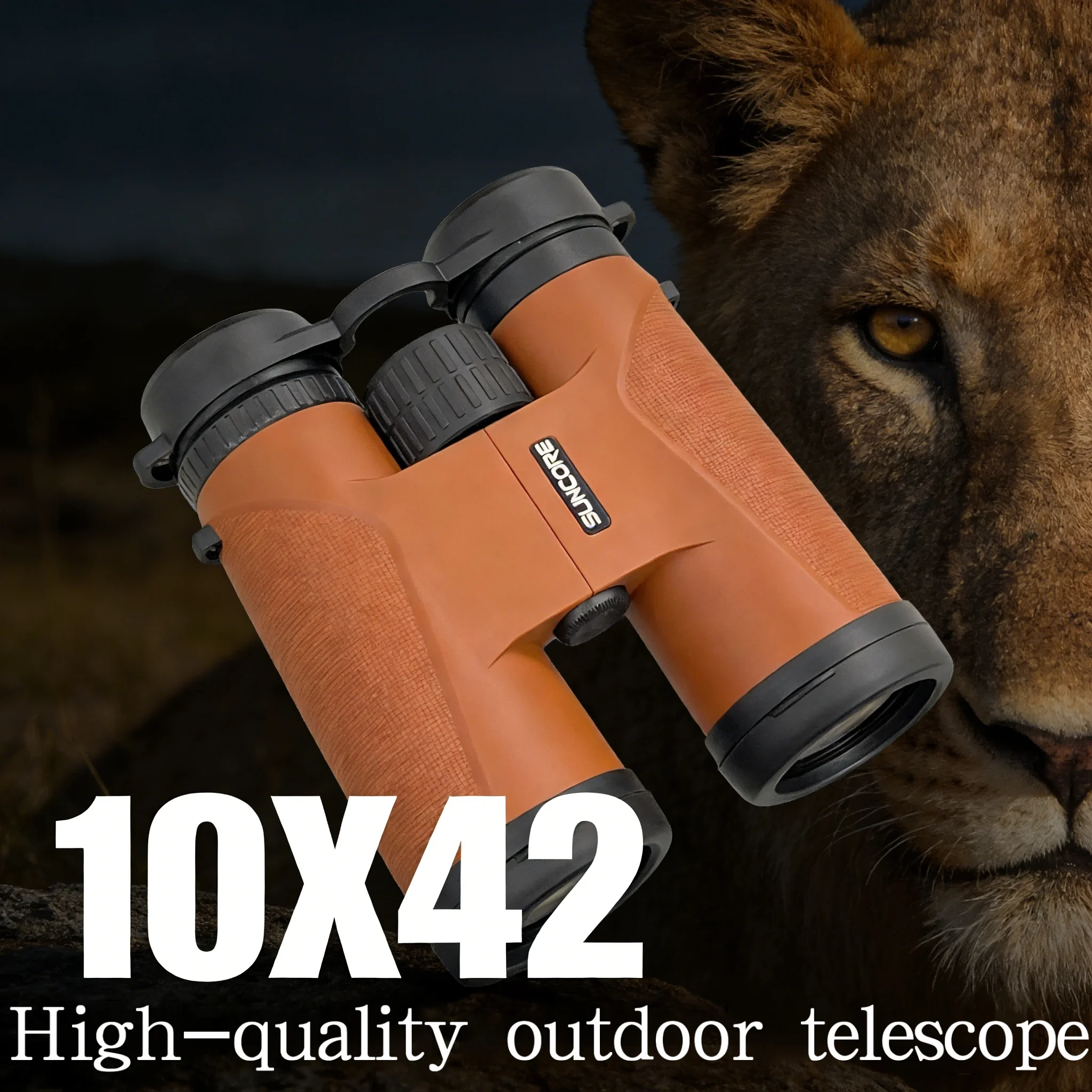 

Бинокль SUNCORE для альпинизма с 10-кратным увеличением и объективом 42 мм, легкая складная конструкция, для активного отдыха на природе.