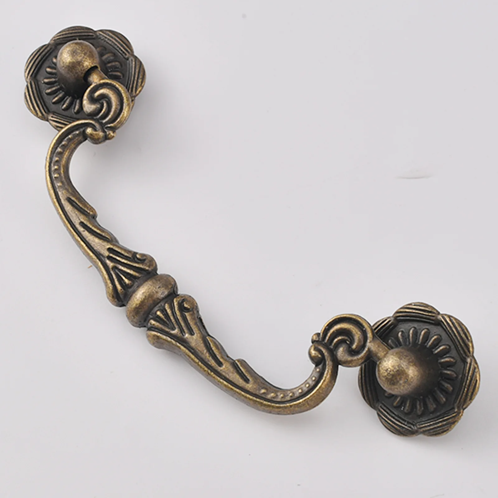 Cabinet antique box retro Chinese furniture handle packaging box drawer handle hole distance 86mm