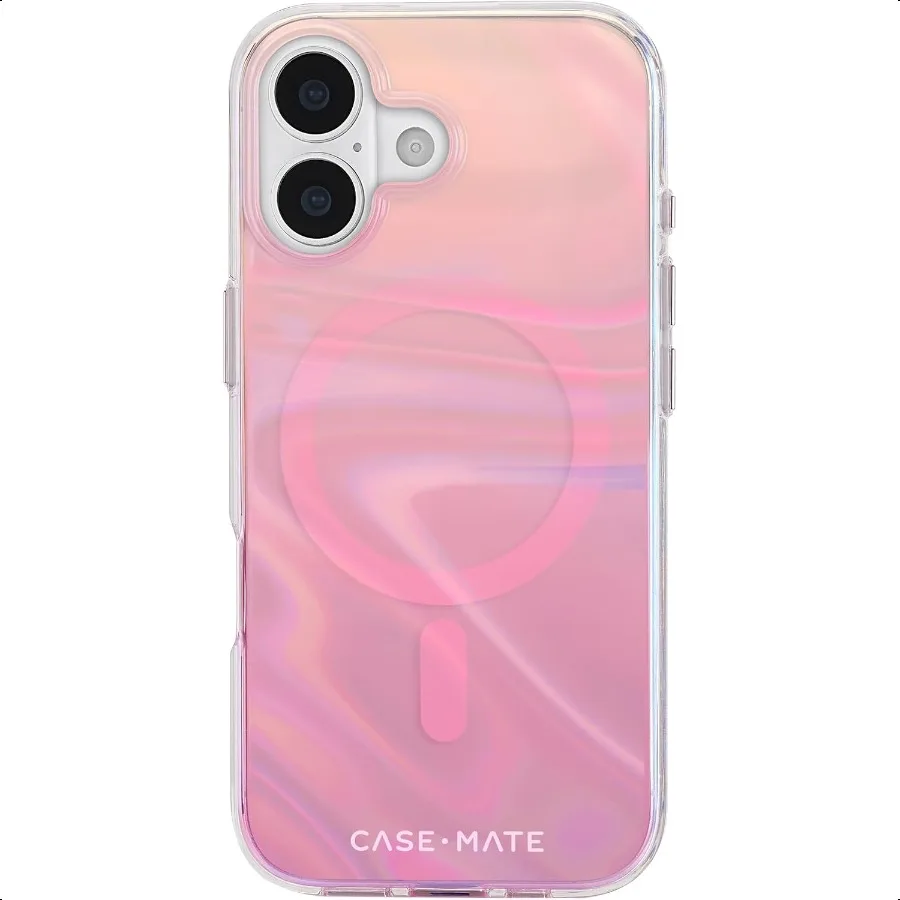 

CaseMate Soap Bubble iPhone 17 Case [Compatible with MagSafe] Stylish Phone Case for Women with 12ft Drop Protection Premium Ma