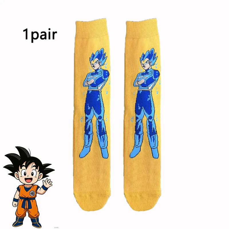 1/5 أزواج من الجوارب الكلاسيكية لشخصية Dragon Ball مع Goku وVegeteta وU Ultra Instinct Goku وغيرها من المطبوعات الشخصية المتحركة. Soc العصرية