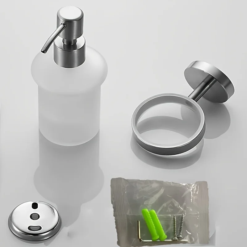 

Clear Hand Soap Shampoo Dispenser Wall Mount Dispensers Containers Manual Shower Liquid Soap for Hand Wash Bathroom Accessories