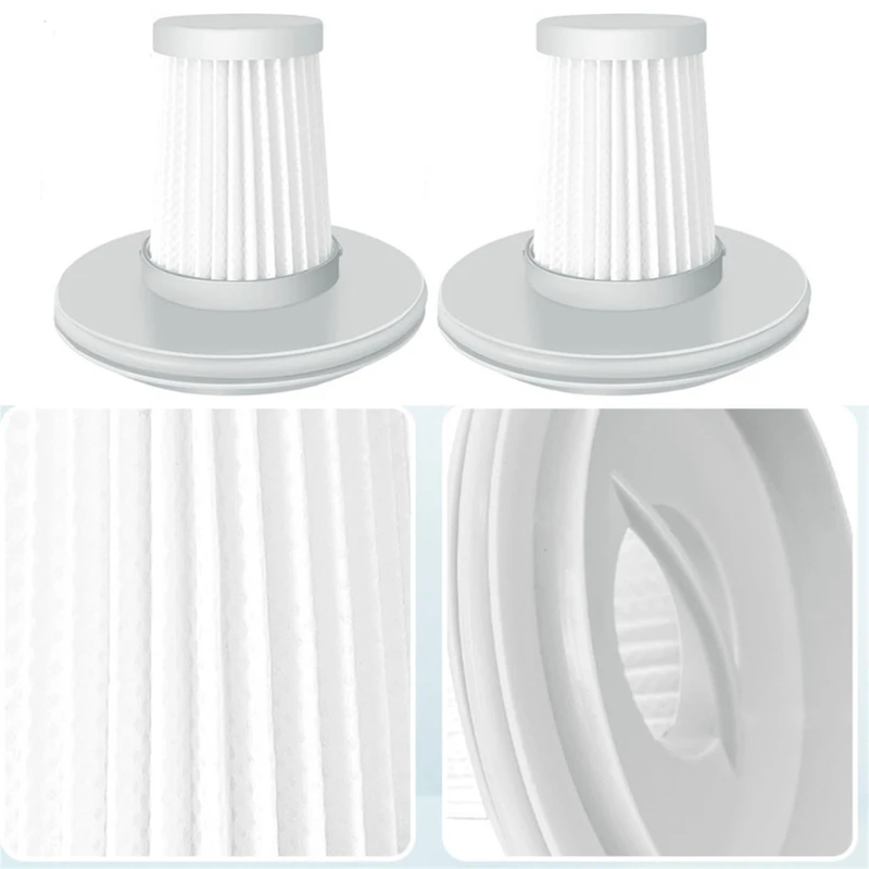 Juego 6 removedores ácaros del vacío, filtro repuesto, Material plástico, eliminador ácaros del vacío, elementos