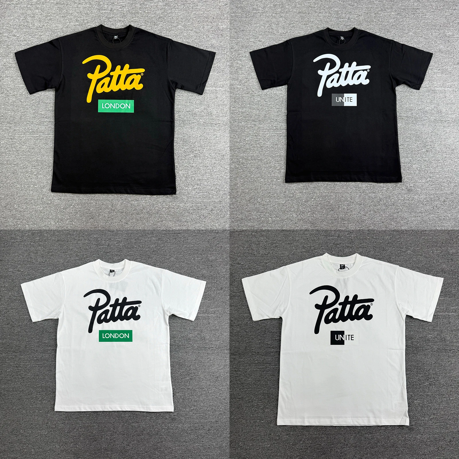 

25ss High Quality PATTA T Shirt Fashion Women Men Summer Style Vintage Classic Style Tee