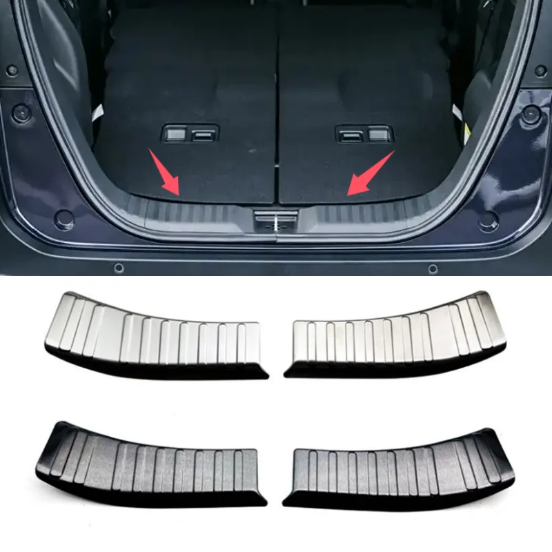 

Для Honda N-Box JF5 JF6 2023 2024, аксессуары для интерьера RHD, защита заднего багажника, бампера, накладка на порог, накладка
