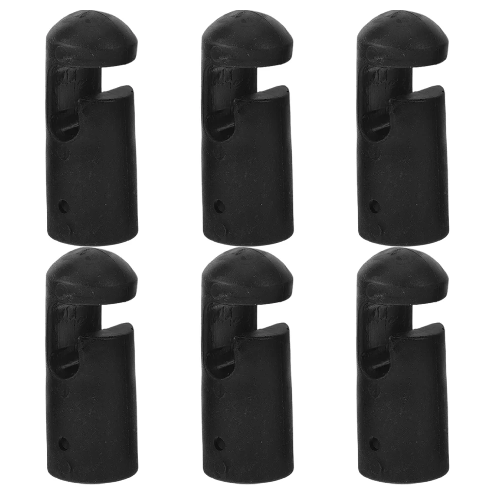 

6pcs Trampoline Pole Cover Durable Plastic Replacement Parts Mini Cap Tent Accessory Fiber Rod Easy Installation Versatile