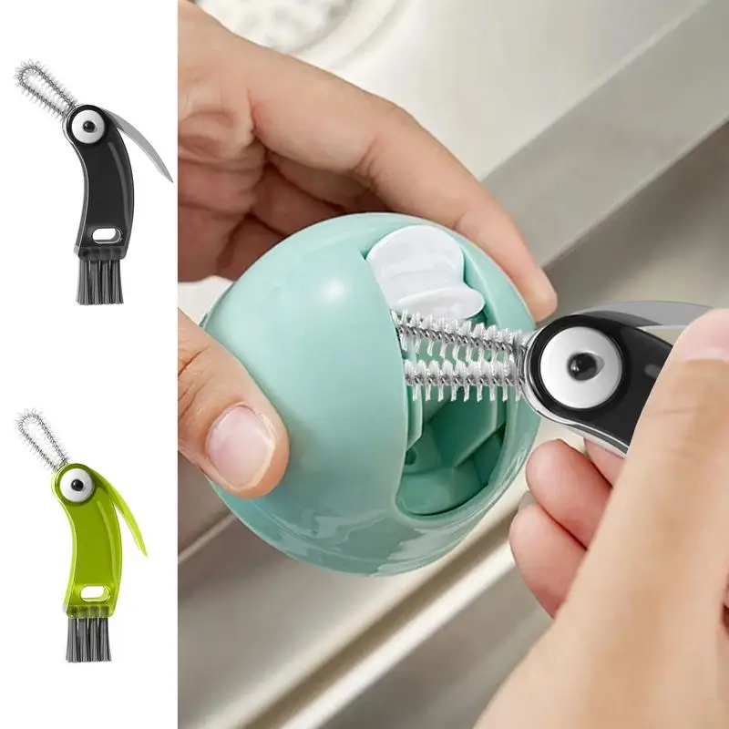 Kitchen Bottle Brush Set Crevice-Targeting Bottle Brush Water Cup Washing Brush With Hung Hole For Home Kitchen Hotel Offices