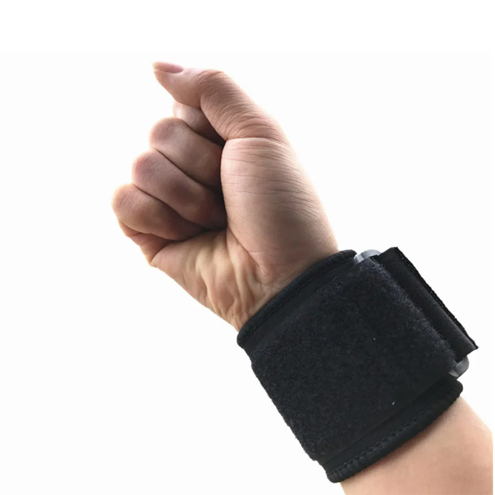 1Pair Sports Wrist Guard Creative Comfortable Breathable Sports Wristband Black for Gym Exercise Outdoor Use Wrist Guard