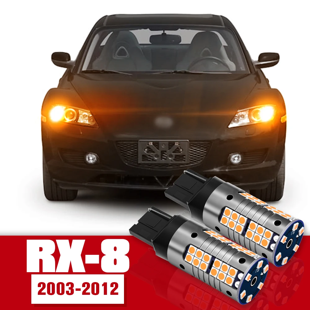 

2pcs LED Accessories Turn Signal Light Bulb Lamp For Mazda RX-8 RX 8 RX8 SE FE 2003-2012 2004 2005 2006 2007 2008 2009 2010