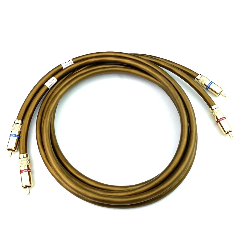 

Van Den Hul VDH Hybrid Gold Plated Audio RCA TO RCA Interconnect Audio Cable With Gold Plated RCA Plug