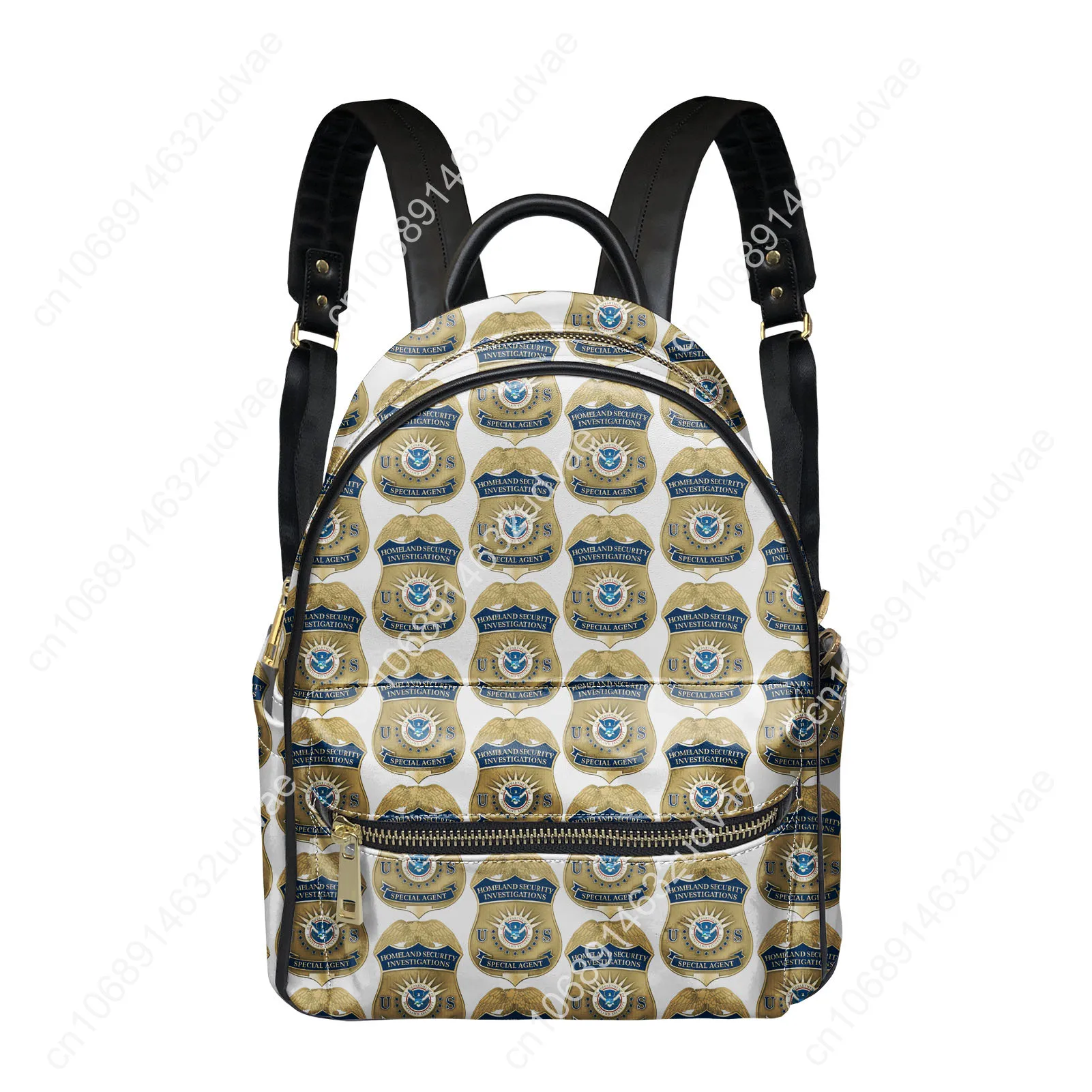 Homeland Security Investigations Backpack Womens Men Knapsack Personalized Shoulder Bag Business Bookbag Rucksack Gift Daypack