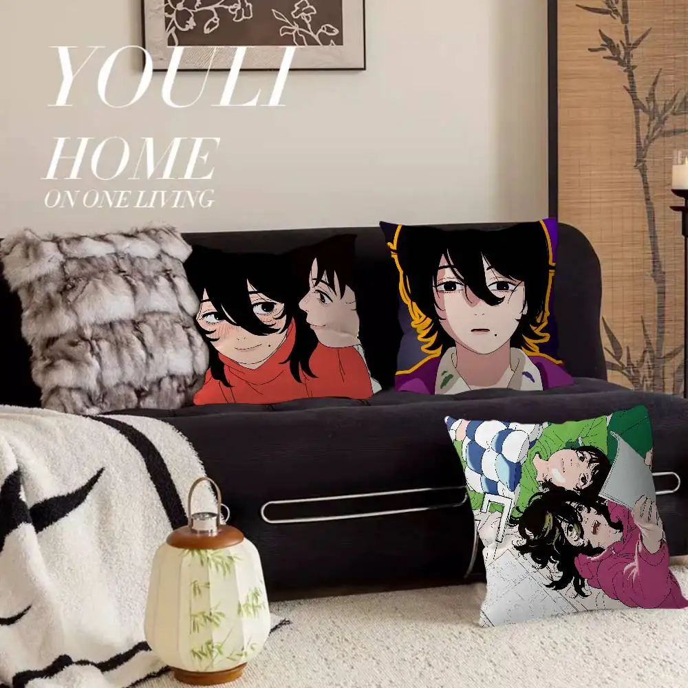 Anime Look Back Lucky Dragon pillow cover sofa cushion cover home room decoration children gift