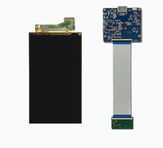 مجموعة من طابعة LS055D1SX05G ثلاثية الأبعاد مع شاشة LCD 5 بوصة 2160 * 3840 عالية الوضوح 4K ولوحة للقيادة #3