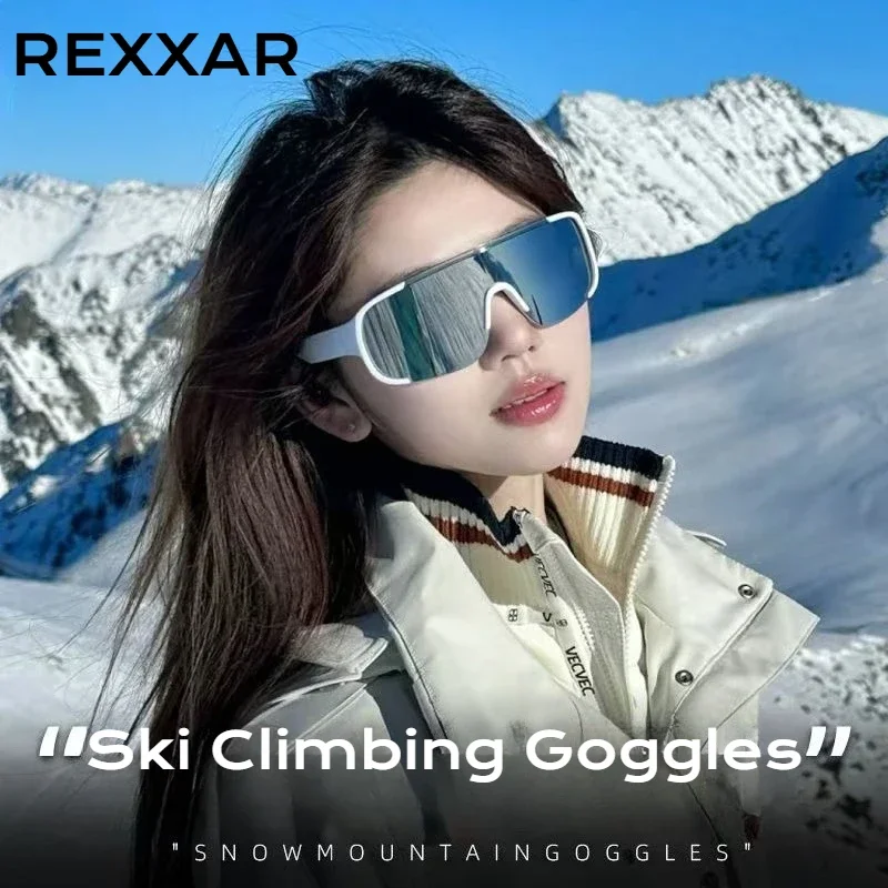 NEUE Ski-Kletterbrille Fahrradbrille Sonnenbrille für Herren UV400 Schutzbrille Sport MTB Outdoor-Brille Fahrradbrille für Damen Farbige Reitbrille