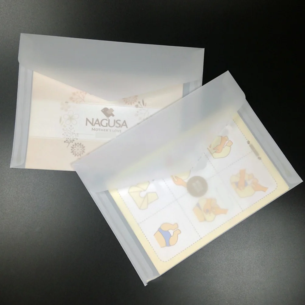 

50 Pcs Paper Envelopes White Envolope Blank Engagement Graduation Security-tinted Translucent Baby Shower