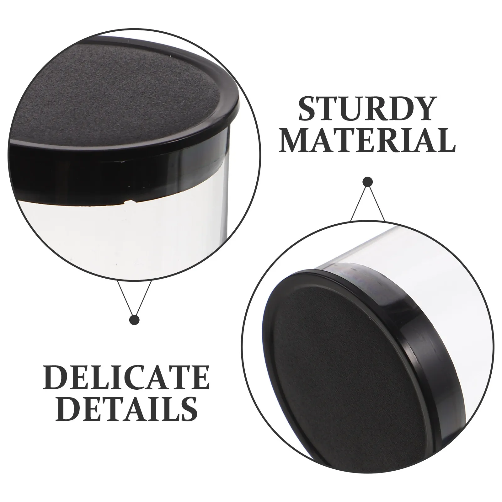 5Pcs Clear Golf Ball Display Case Transparent Organizer Portable Storage Box for Golf Bag Collector Holder Display