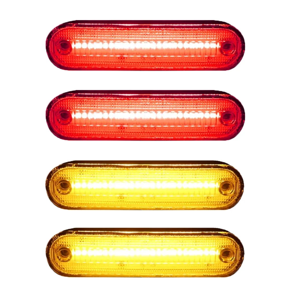 

1 пара передних боковых габаритных фонарей + 1 пара задних боковых габаритных фонарей 12V 3W RB-273CA, RB-273CR, MA2550107 для Mazda Miata / MX-5 1990-05