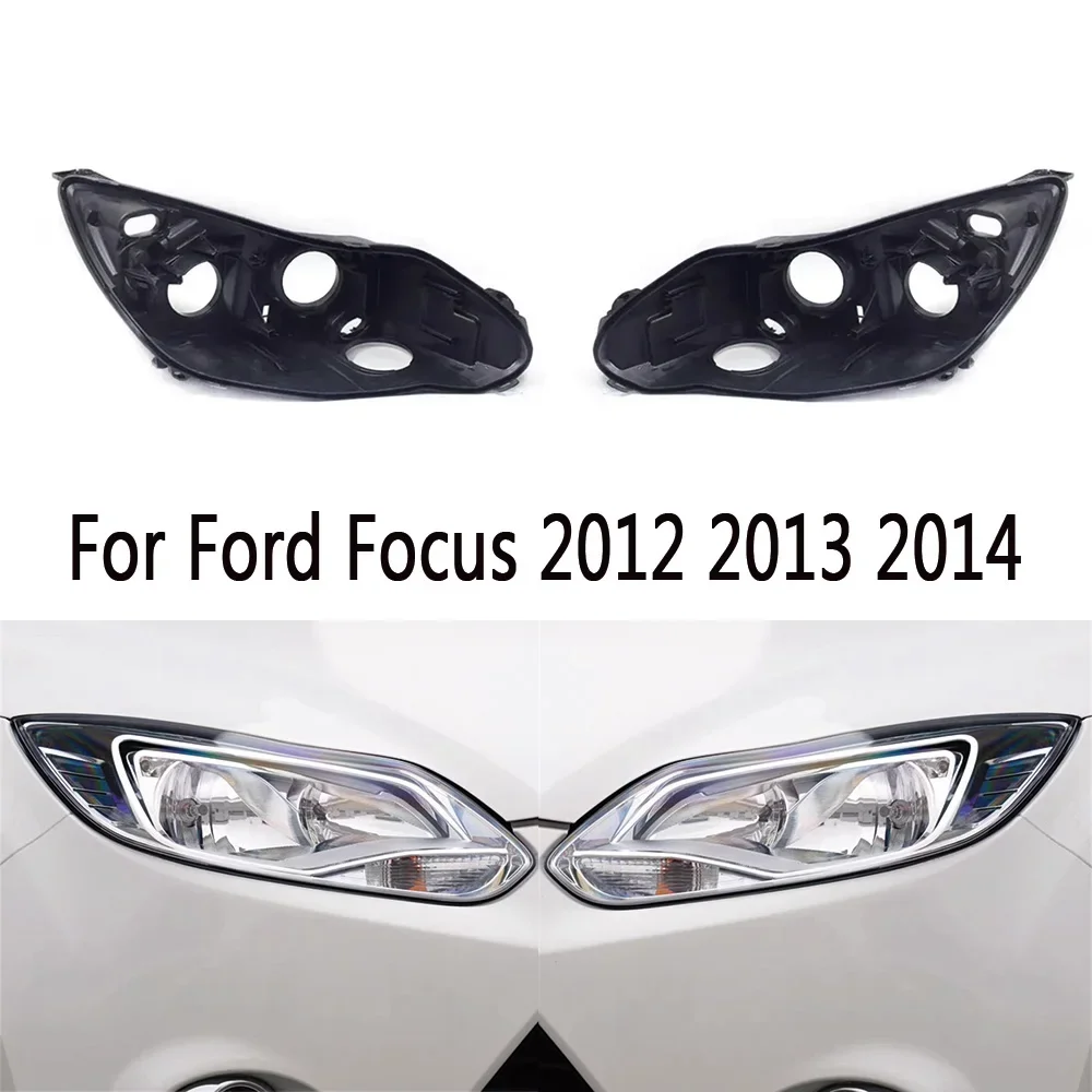 

HTTCY HTTCY For Ford Focus 2012 2013 2014 Headlight Base Headlamp House Car Rear Base Auto Headlight Back House