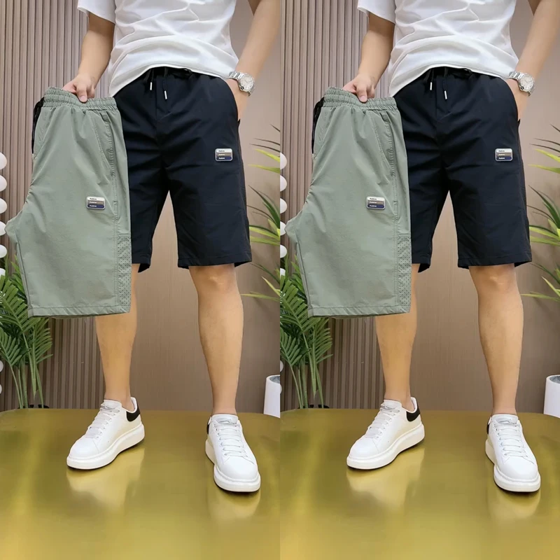 

ACMEOSTUDO Summer Thin Color Five-Point Casual orts for Men Teenage Faion Trend Versatile Loose Fit Youth orts
