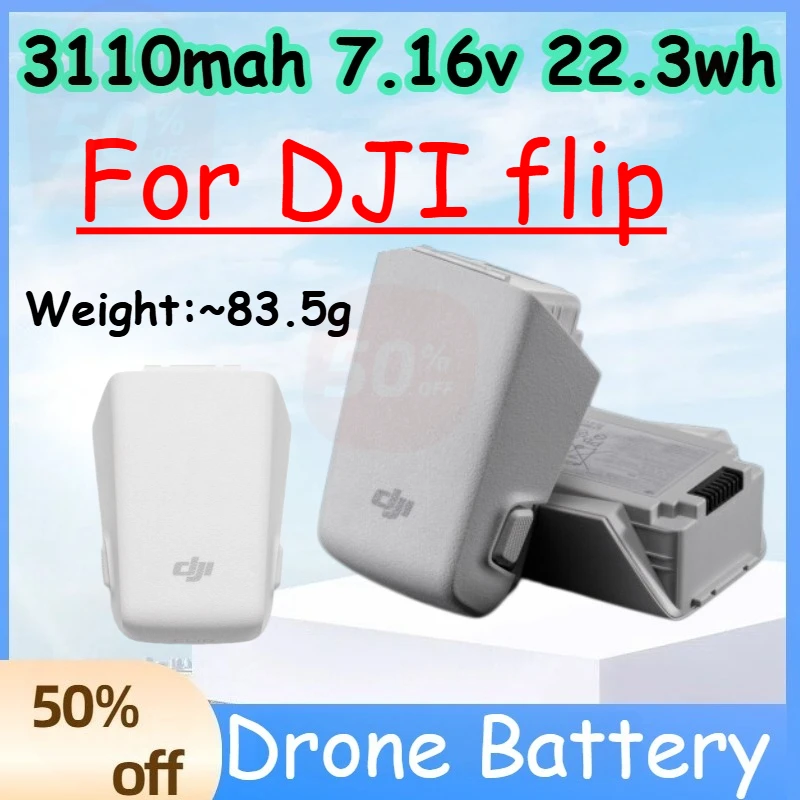 

3110mah 7.16v 22.3wh Drone Battery for Dji Flip Intelligent Flight Replaceable Rechargeable Battery